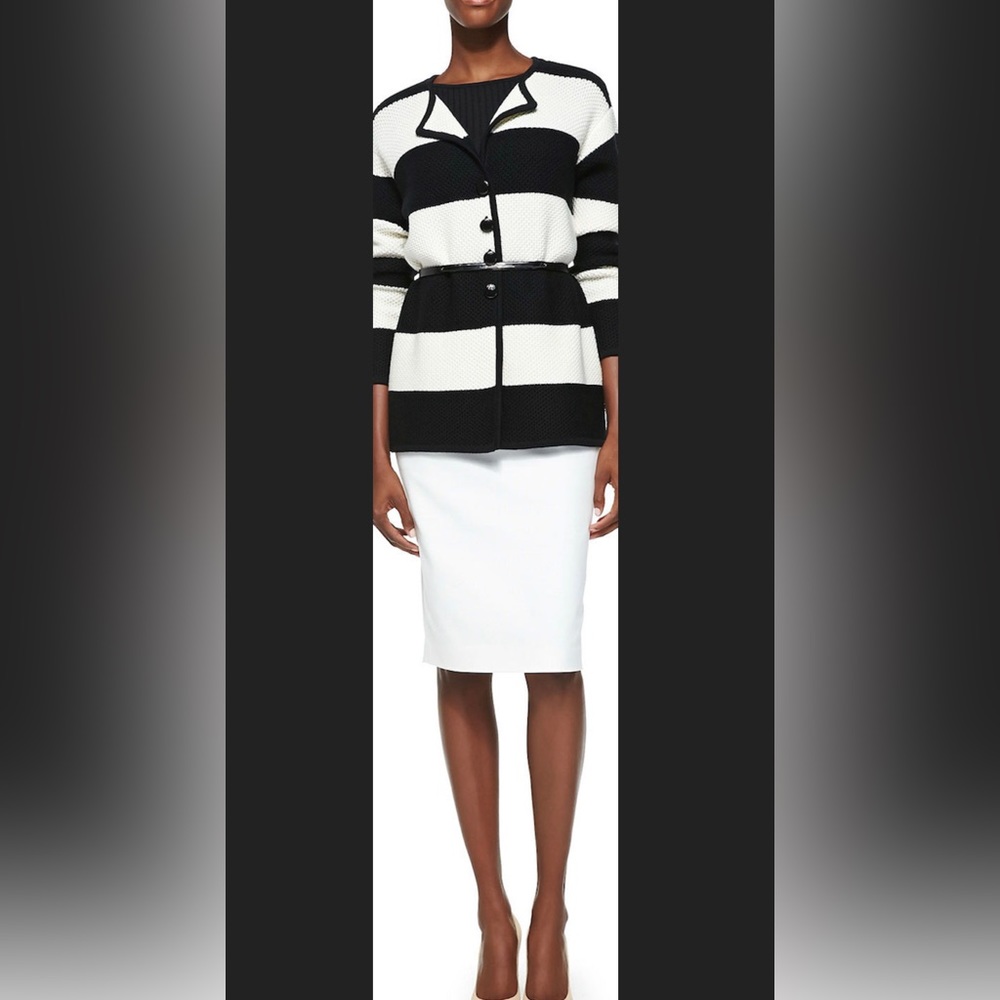 St John- notch collar jacket/sweater - Picture 2 of 5